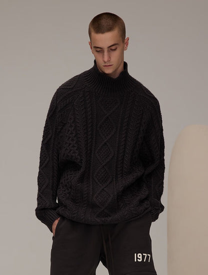 FEAR OF GOD ESSENTIALS 22 vintage twist turtleneck sweater
