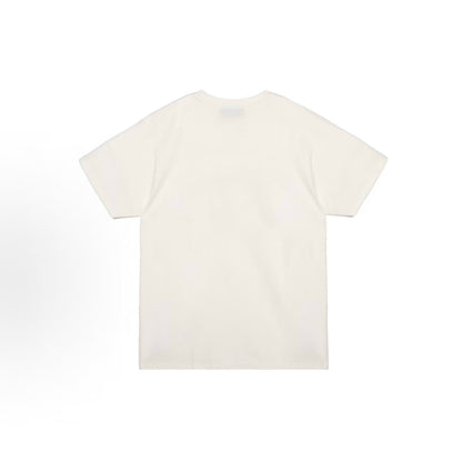 GUCCI 2023 Spring Collection - Letter Logo Printed Round-neck Pullover Short-Sleeve T-shirt (Unisex style) - White