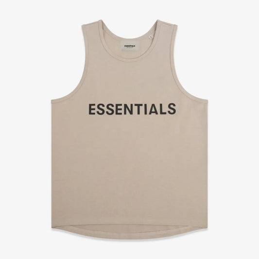 FOG FEAR OF GOD vest ESSENTIALS casual loose bottoming shirt Khaki