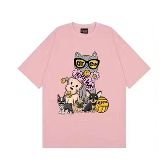DREW HOUSE PRINTED TEE PINK