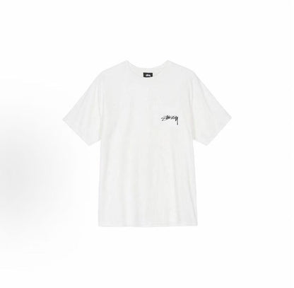 Stussy Bloom Tee - Floral Leaf Tour Short-Sleeved American Retro T-Shirt for Men