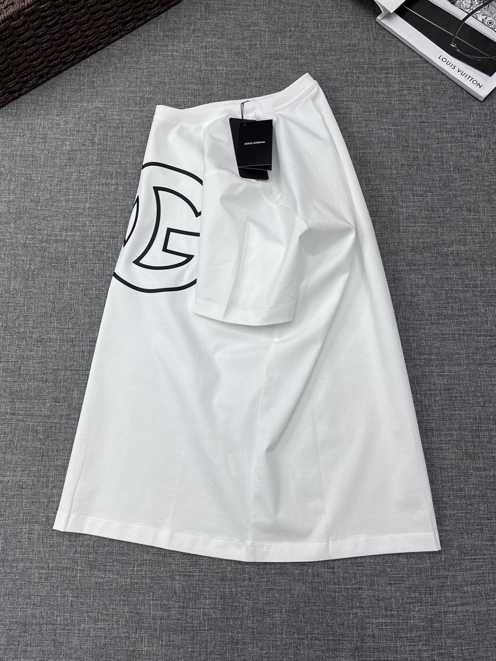 DOLCE & GABBANA COTTON T-SHIRT WITH DG PATCH – DT010