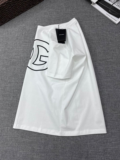 DOLCE & GABBANA COTTON T-SHIRT WITH DG PATCH – DT010