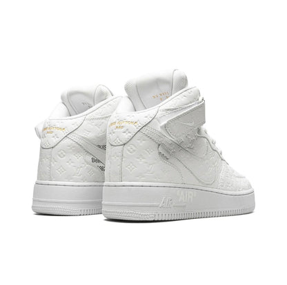 Louis Vuitton Nike Air Force 1 Mid  By Virgil Abloh White