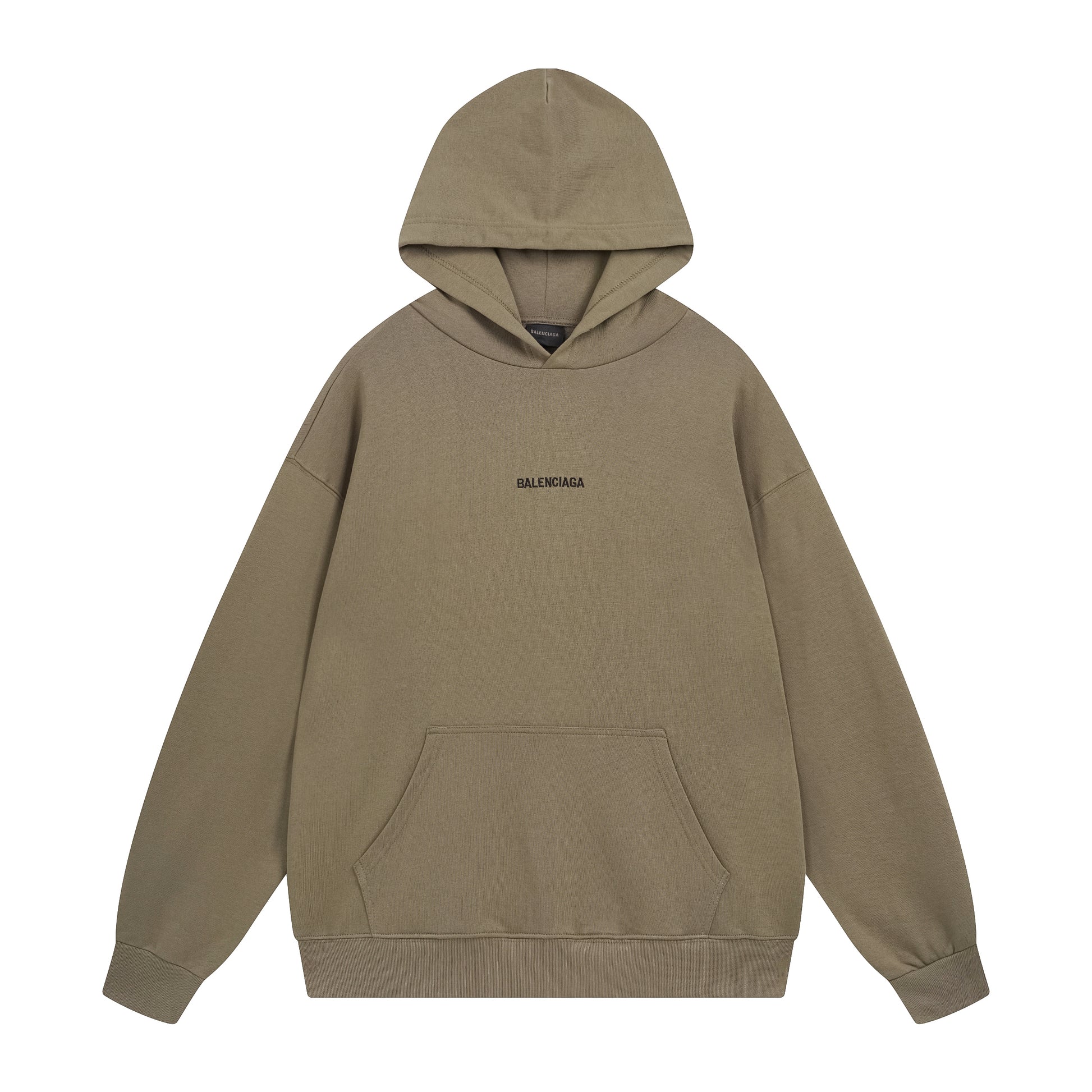 Balenciga logo hoodie BL238039 khaki