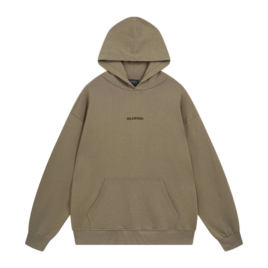 Balenciga logo hoodie BL238039 khaki