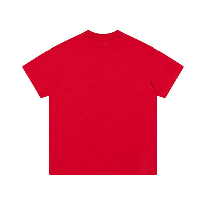 AMI Paris France Logo Tee Red
