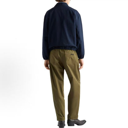 PRADA Prada FW25 Cotton Letter Logo Shirt Collar Jacket Coat Men's Style