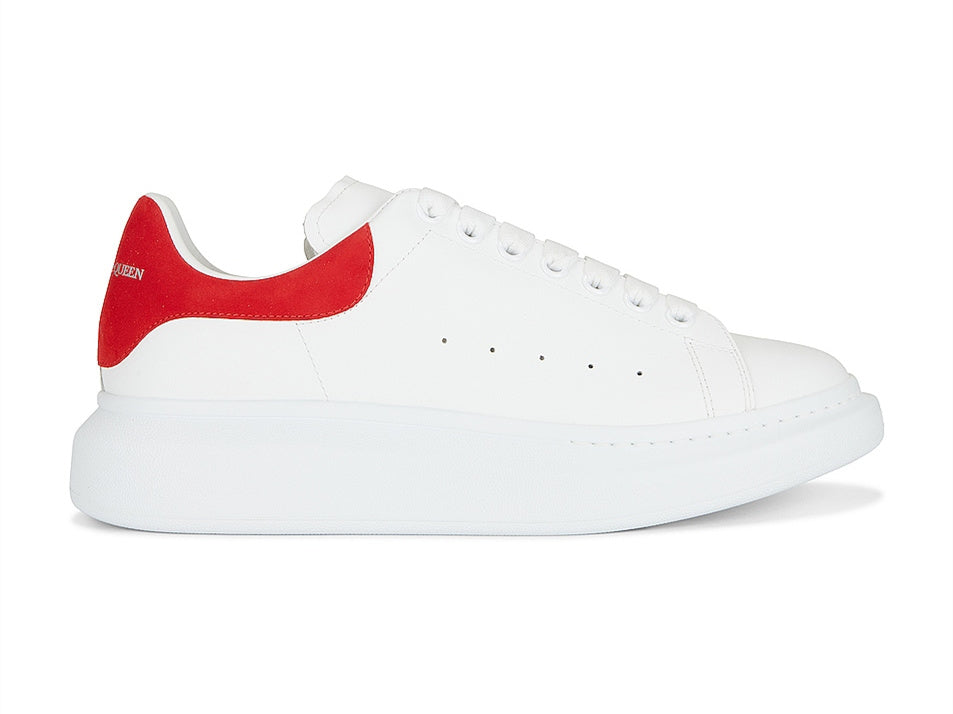Alexander Mcqueen Oversized  White & Lust Red