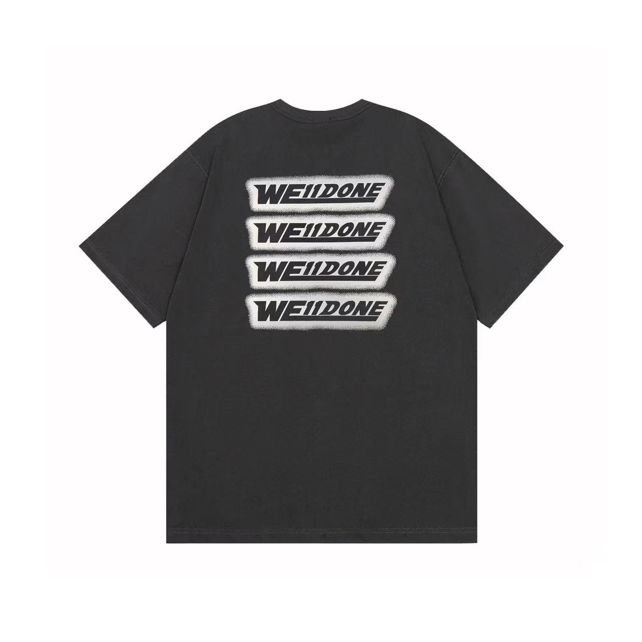 WE11DONE Logo Tee Grey