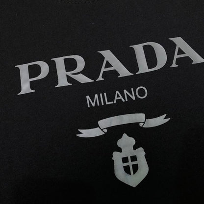 PRADA COTTON T-SHIRT BLACK – PT008