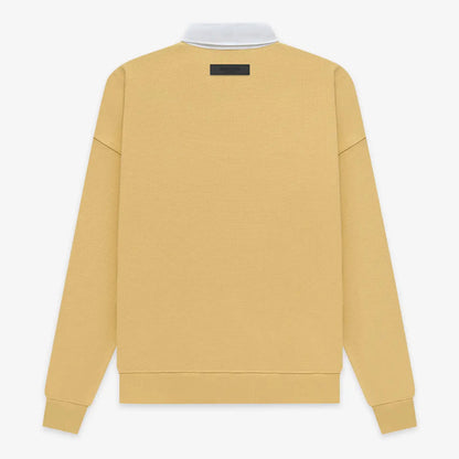 FOG FEAR OF GOD 23 double thread waffle POLO collar sweatshirt ESSENTIALS casual top