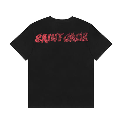 Travis Scott Friend Print Tshirt Black