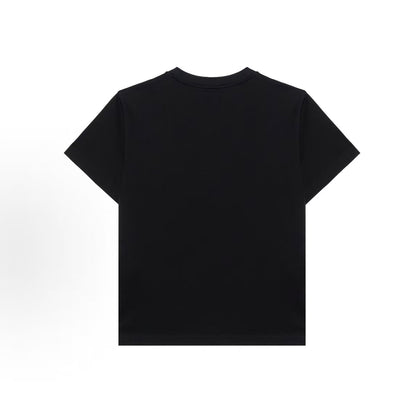 LOUIS VUITTON SS25 Neon Logo Round-neck Short-sleeved T-Shirt for Women - White - Classic Straight Fit Design