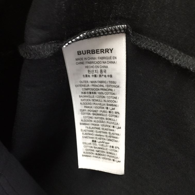 BURBERRY LOGO PRINT OVERSIZED T-SHIRT – BRS007