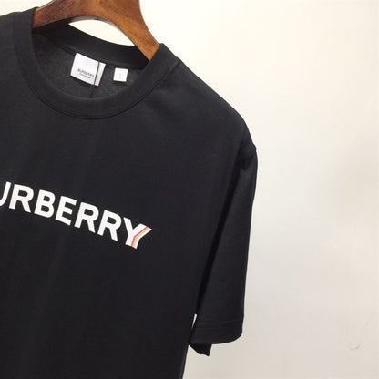 BURBERRY LOGO PRINT OVERSIZED T-SHIRT – BRS007