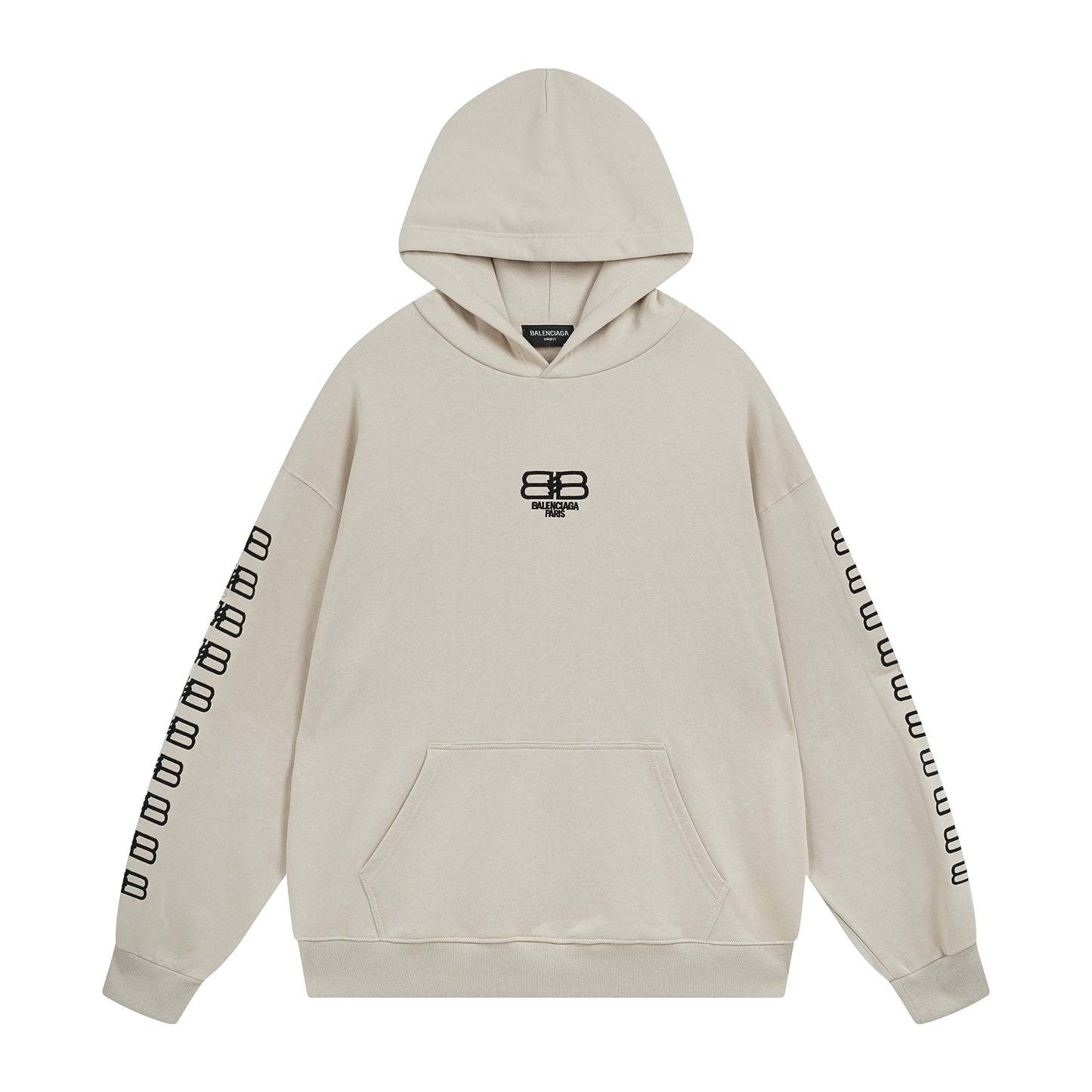 Balenciga logo hoodie BL238019 khaki