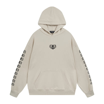 Balenciga logo hoodie BL238019 khaki