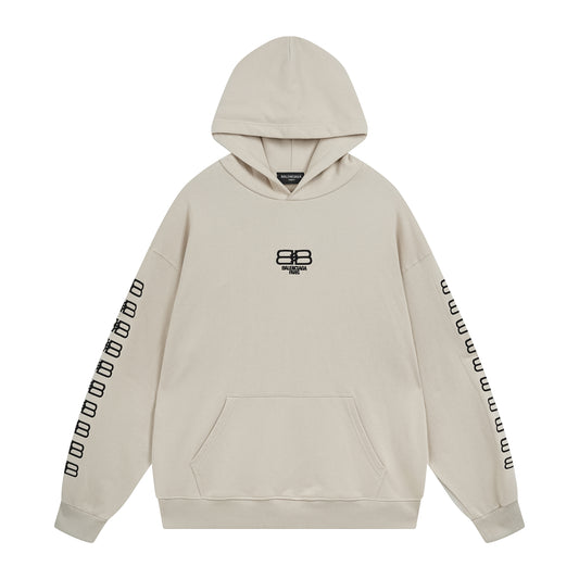 Balenciga logo hoodie BL238019 khaki