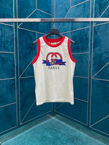 GUCCI INTERLOCKING G 1921 PRINT COTTON TOP – GGS041