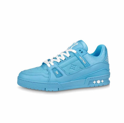 LOUIS VUITTON TRAINER SNEAKERS IN BLEU UNISEX  LSVT128