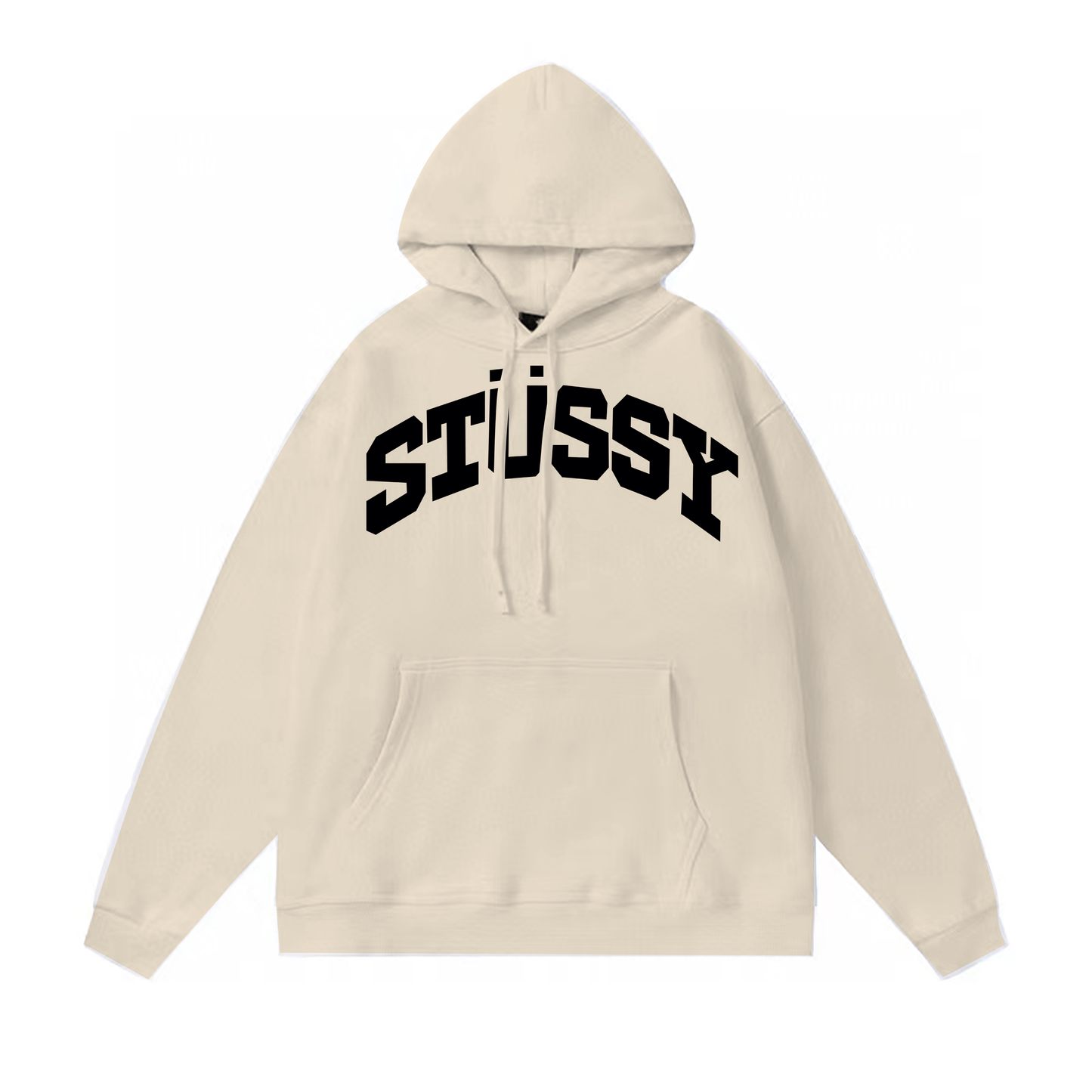 STUSSY CLASSIC HOODIE CREAM