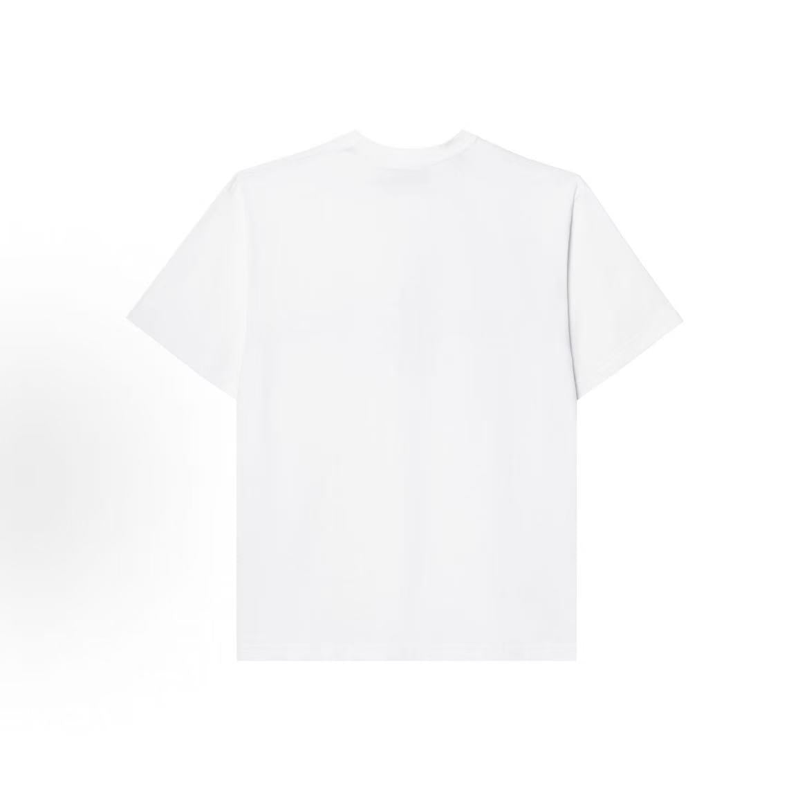 GUCCI Gucci Lido Logo Lettered Stripe Printed Round Neck Short-Sleeved T-Shirt for Men