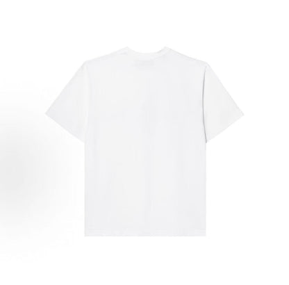 GUCCI Gucci Lido Logo Lettered Stripe Printed Round Neck Short-Sleeved T-Shirt for Men