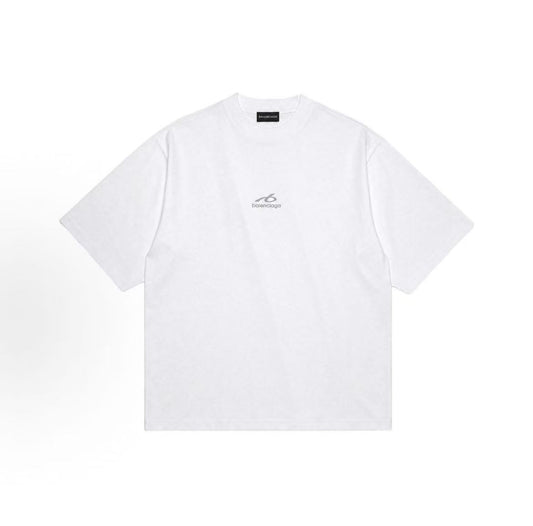Balenciaga FW26 Autumn Collection Plain Knit Short-Sleeved Round-Neck T-Shirt for Men