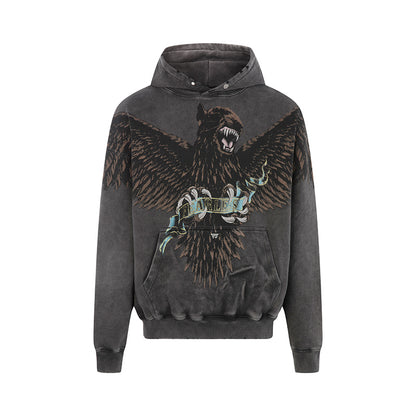 REPRESENT FEARLESS  GREY HOODIE