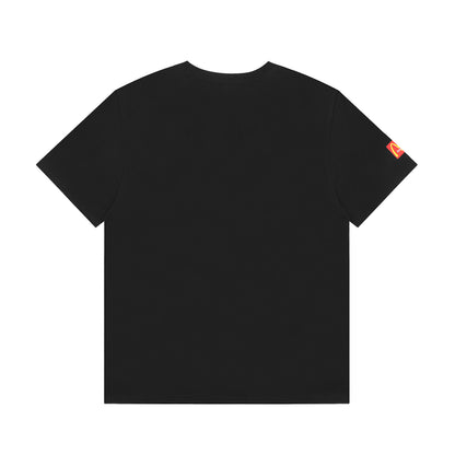Travis Scott Fries Print T shirt Black