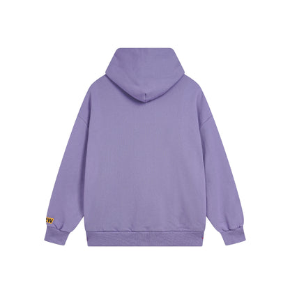 Drew House Smiley Face Series Mascot Navy Smiley Face Hooded Fleece Sweatshirt Winter Unisex Navy Blue