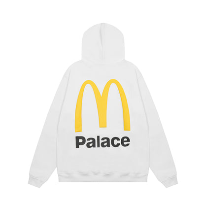 Travis Scott McDonald's Print Hoodie Beige