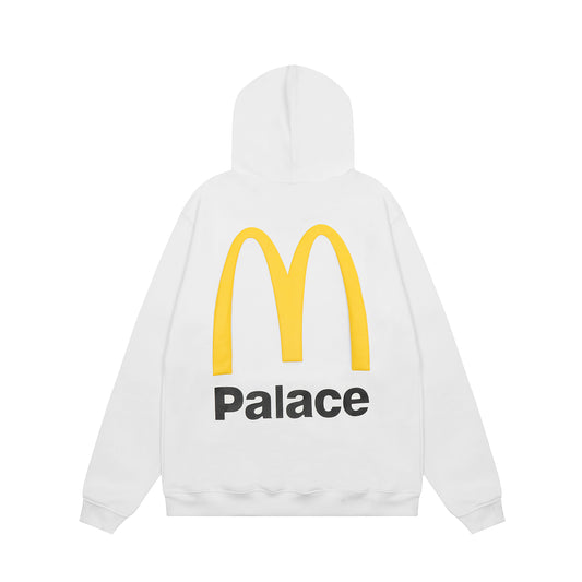 Travis Scott McDonald's Print Hoodie Beige