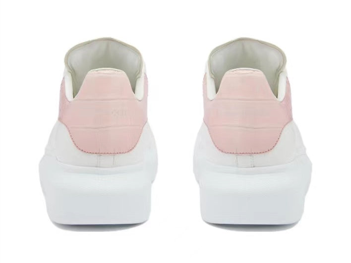 Alexander Mcqueen Women's Oversized Sneaker in White/clay