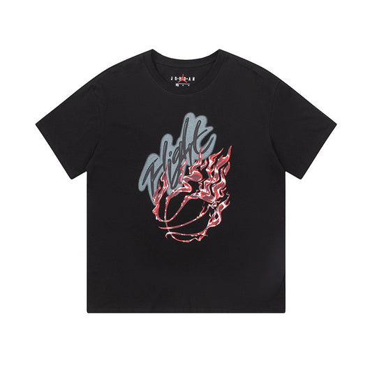 Travis Scott Cactus Jack Fire Basketball Tee