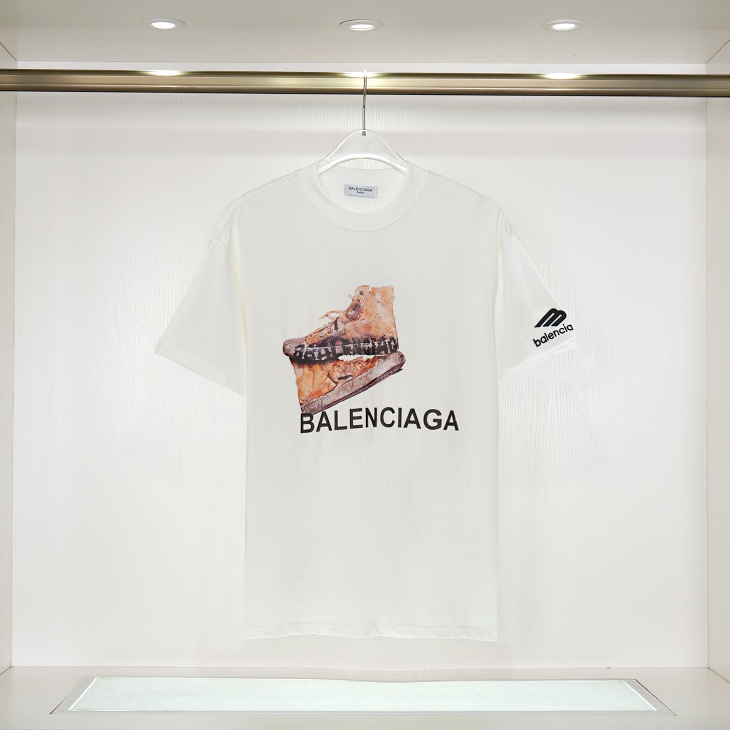 Balenciga logo tee XH9035 white