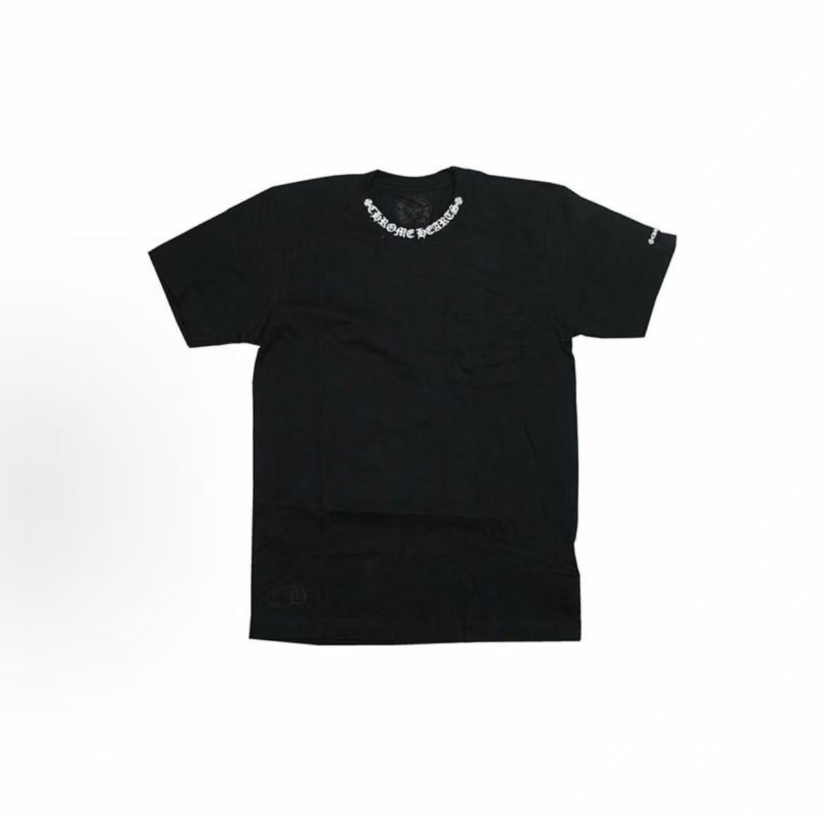 Chrome Vedic Logo Short-Sleeved T-shirt (For Both Men and Women)with Sanskrit Logo