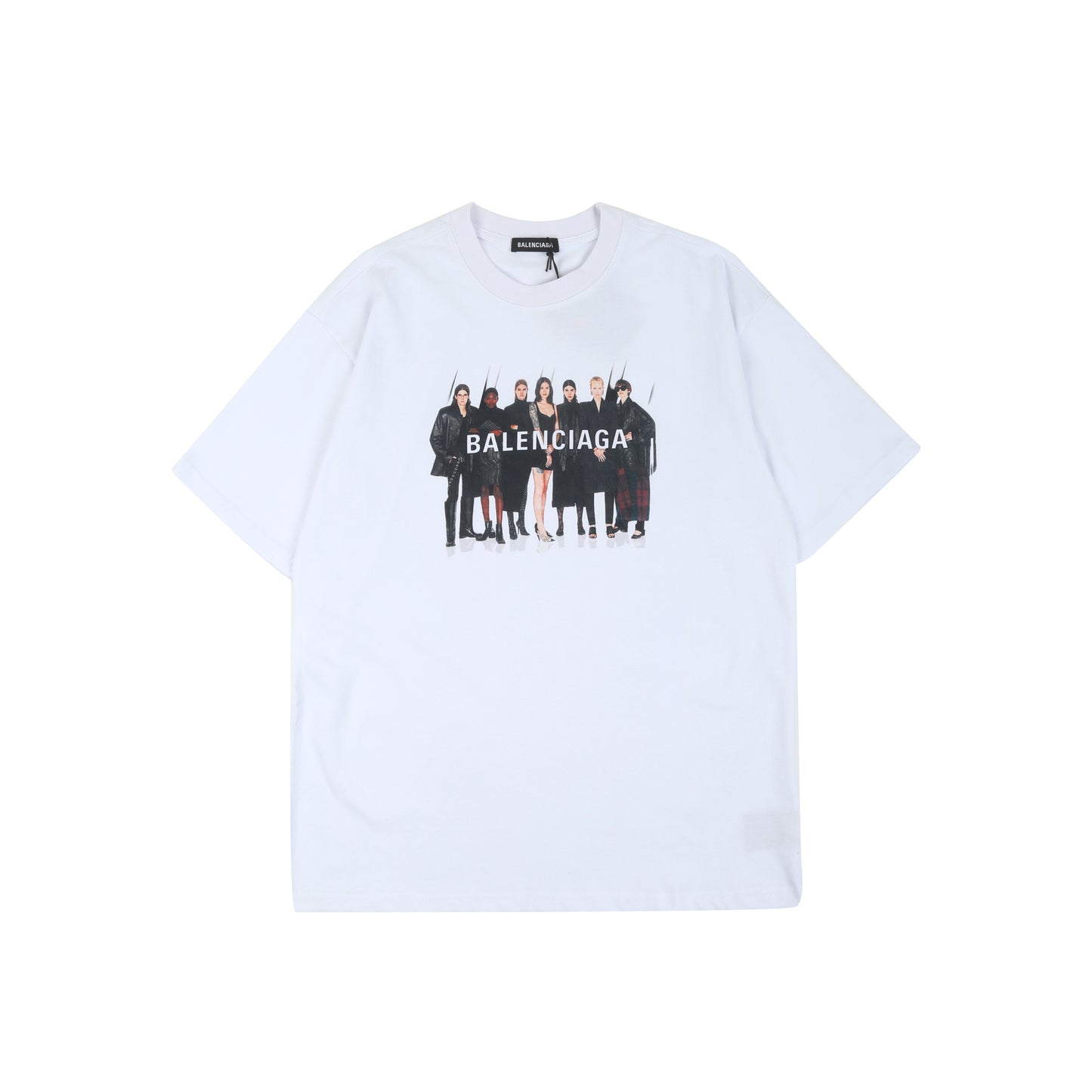 Balenciga logo tee LX009 white