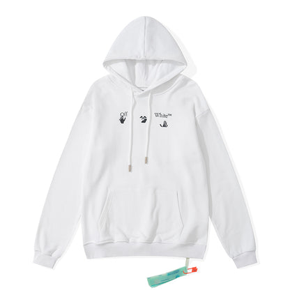 Off-White dissolve arrow hooded sweater white/blue