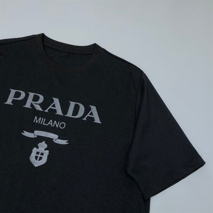 PRADA COTTON T-SHIRT BLACK – PT008