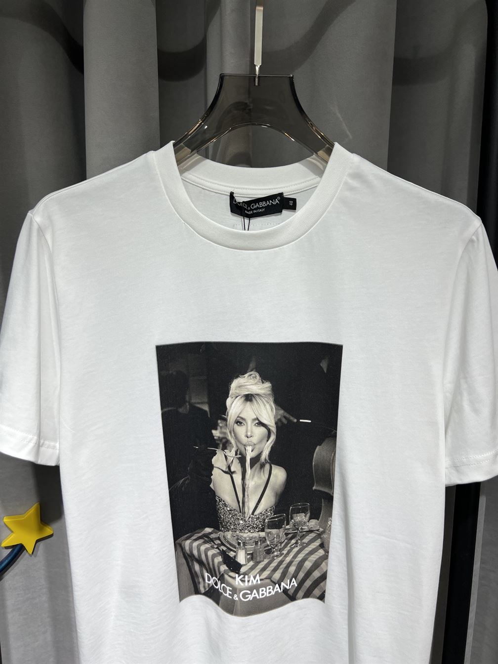 DOLCE & GABBANA CIAO KIM PASTA-PRINT T-SHIRT – DT012