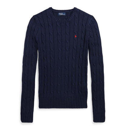Ralph Lauren Julianna Crewneck Sweater Hunter Navy