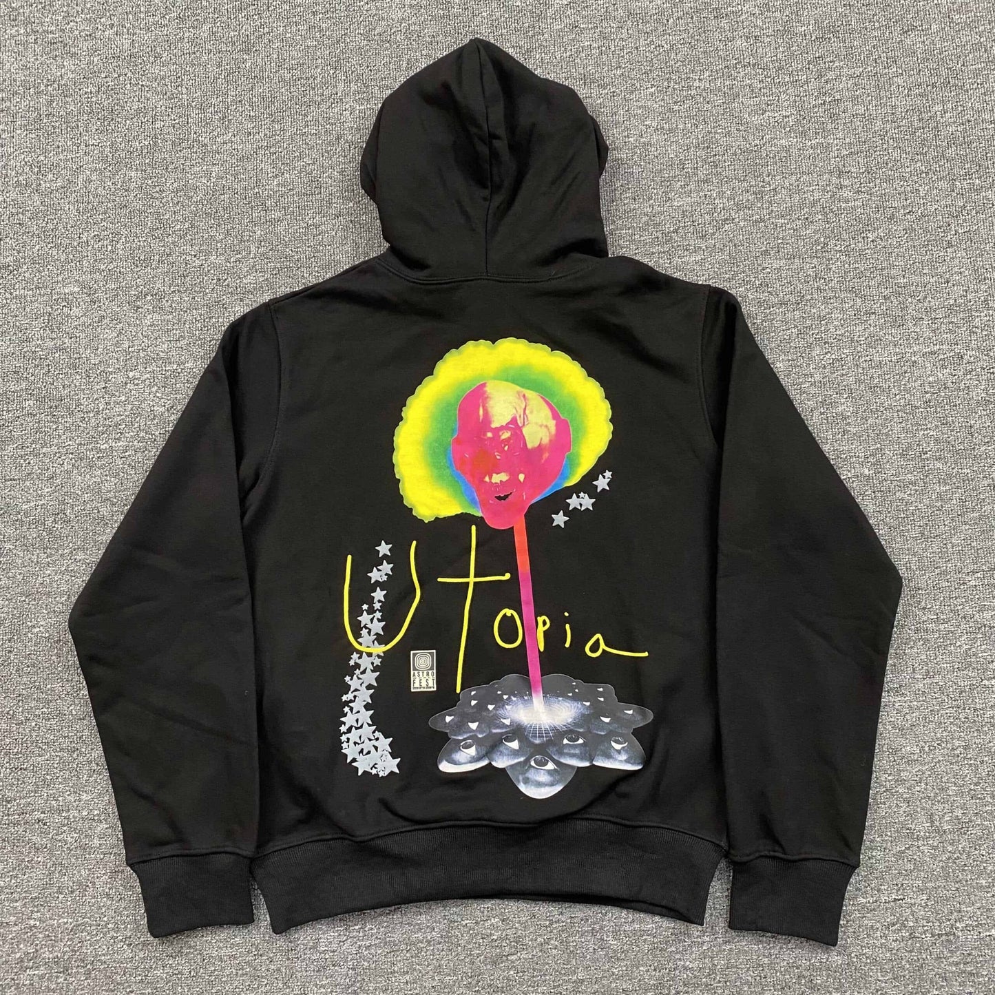 Utopia Black Hoodie