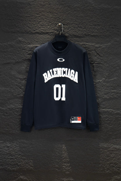 Balenciaga Long-Sleeve Jersey T-Shirt