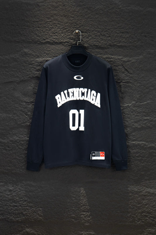 Balenciaga Long-Sleeve Jersey T-Shirt