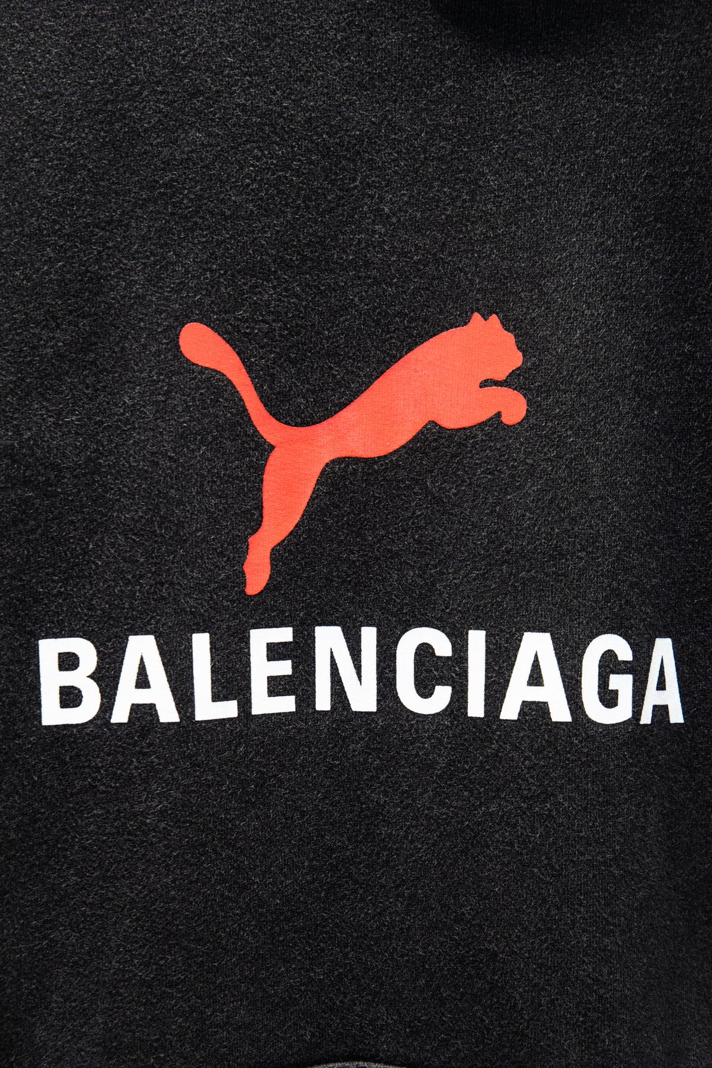 Balenciaga Distressed Collaboration Hoodie