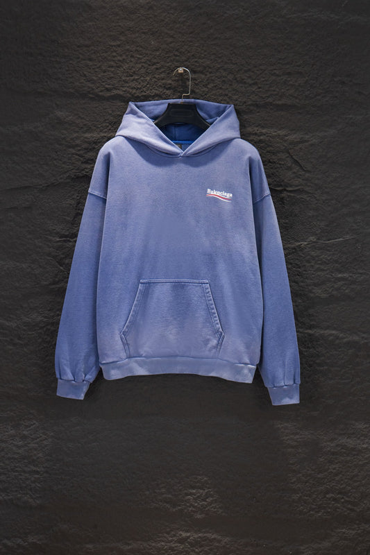 Balenciaga Distressed Sandblasted Hoodie