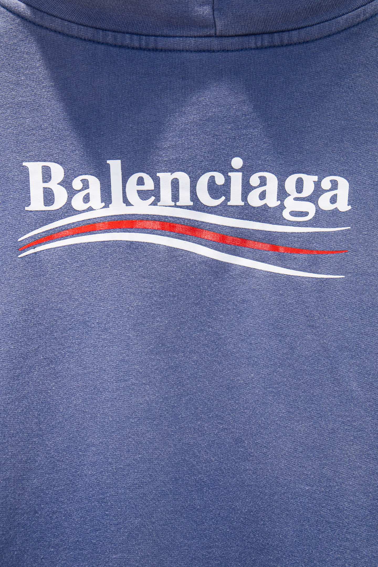 Balenciaga Distressed Sandblasted Hoodie