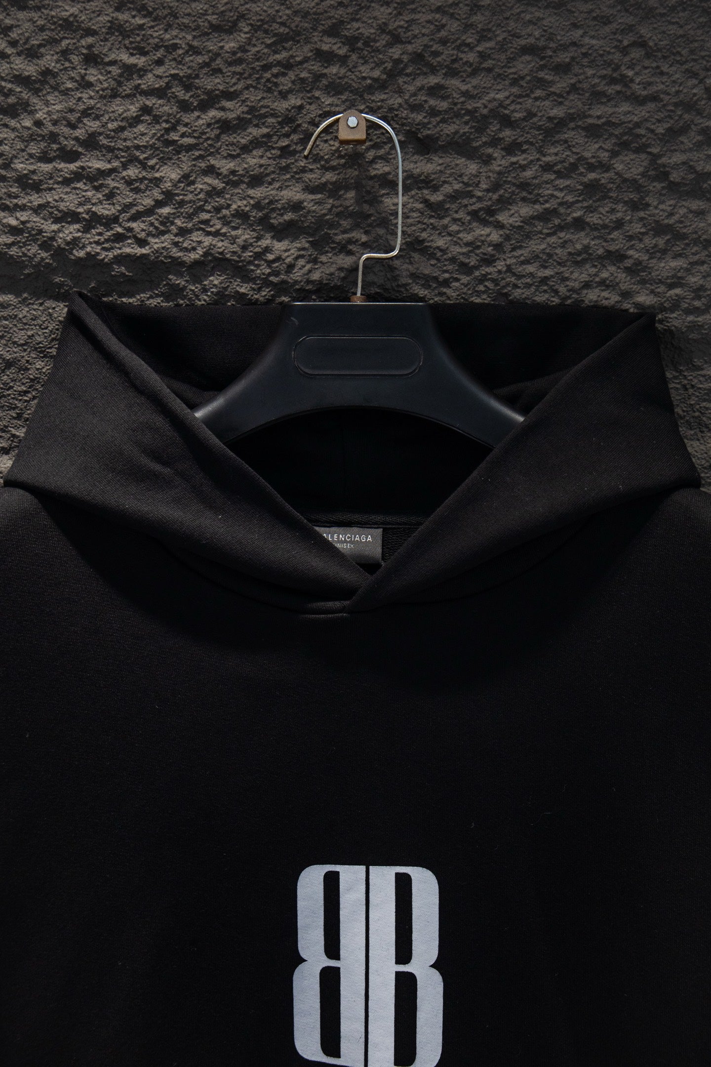 Balenciaga New Large Logo Print Hoodie